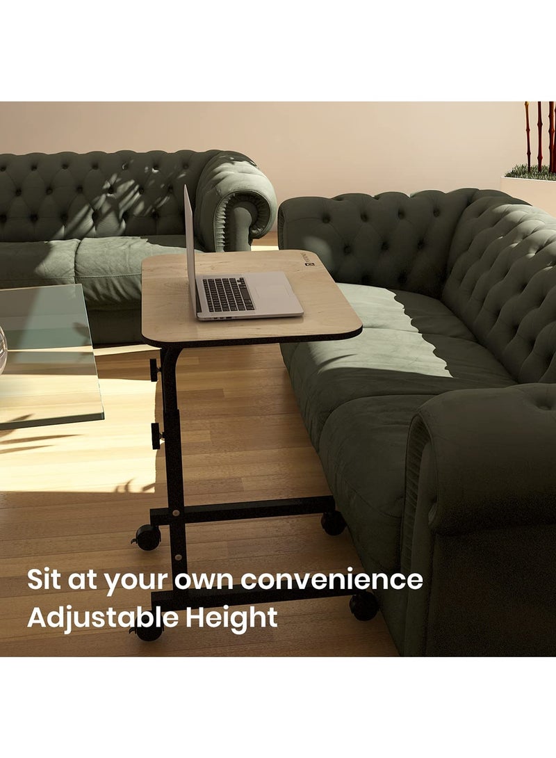 بورترونيكس Portronics My Buddy D Wood Multipurpose Movable & Adjustable Table for Computer & Laptop(Brown) - Image 3